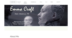 Desktop Screenshot of emmacroftmakeup.com